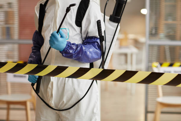 Professional Biohazard Cleanup technician working in Cleveland, FL